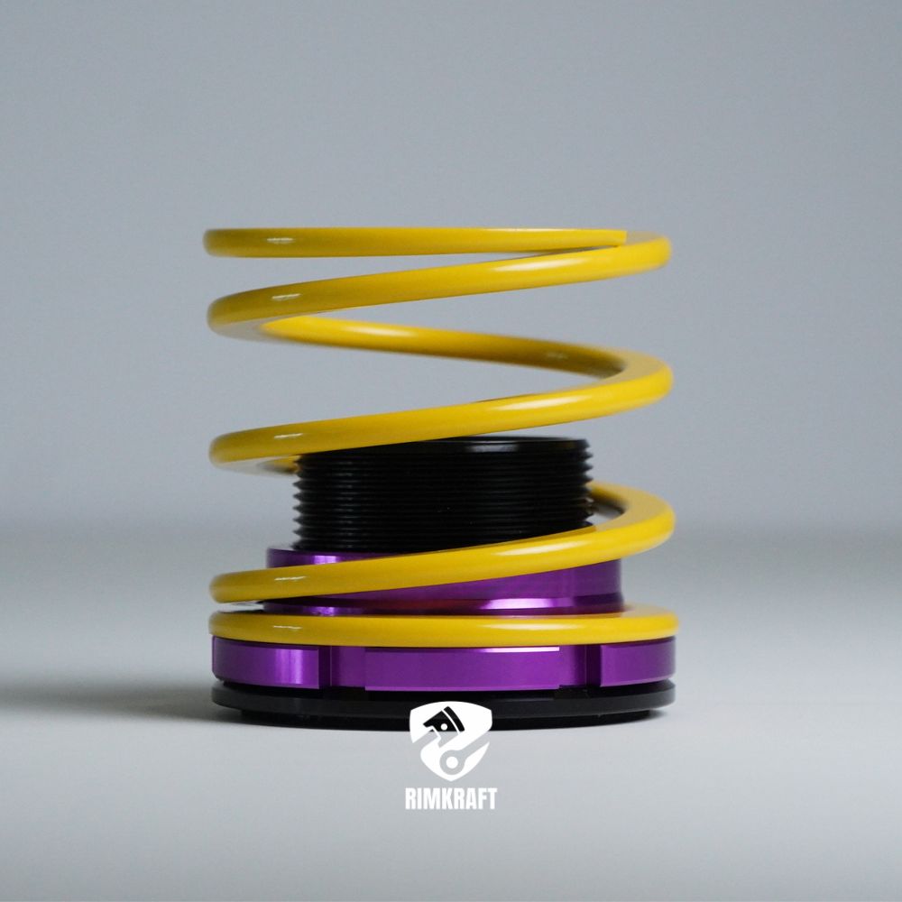 CNC Aluminum Alloy Shock Absorber Pen Holder - Electroplated Purple