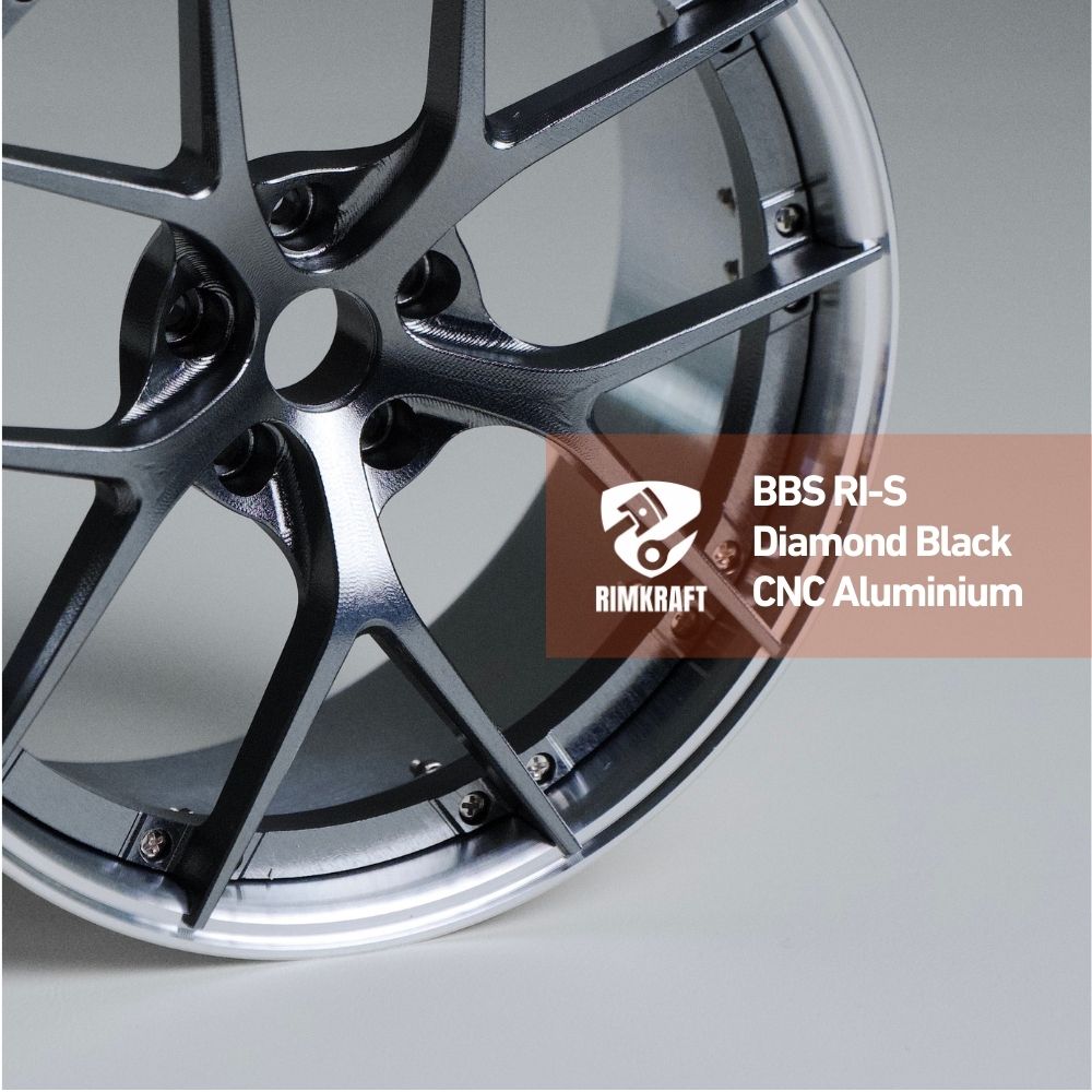 BBS RI-S Diamond Black - CNC Aluminum Rim