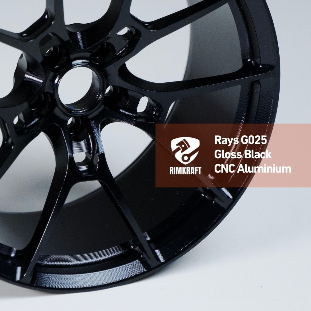 Rays G025 Gloss Black - CNC Aluminum Rim
