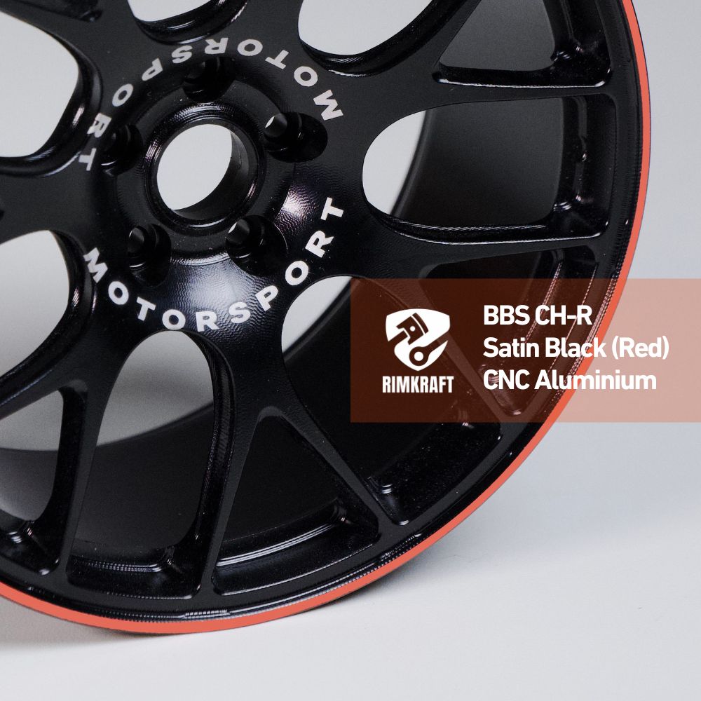 BBS CH-R Satin Black Nurburgring Edtion - CNC Aluminum Rim – RimKraft