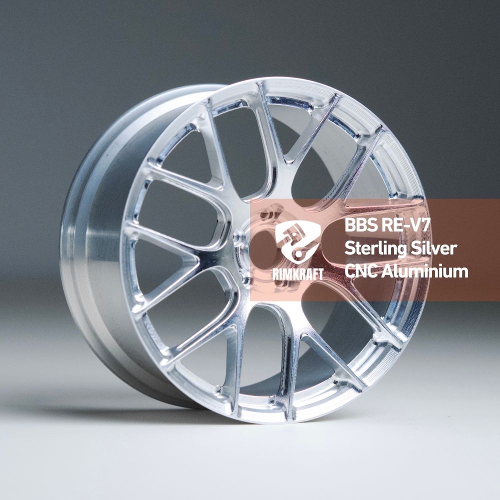 BBS RE-V7 Sterling Silver - CNC Aluminum Rim