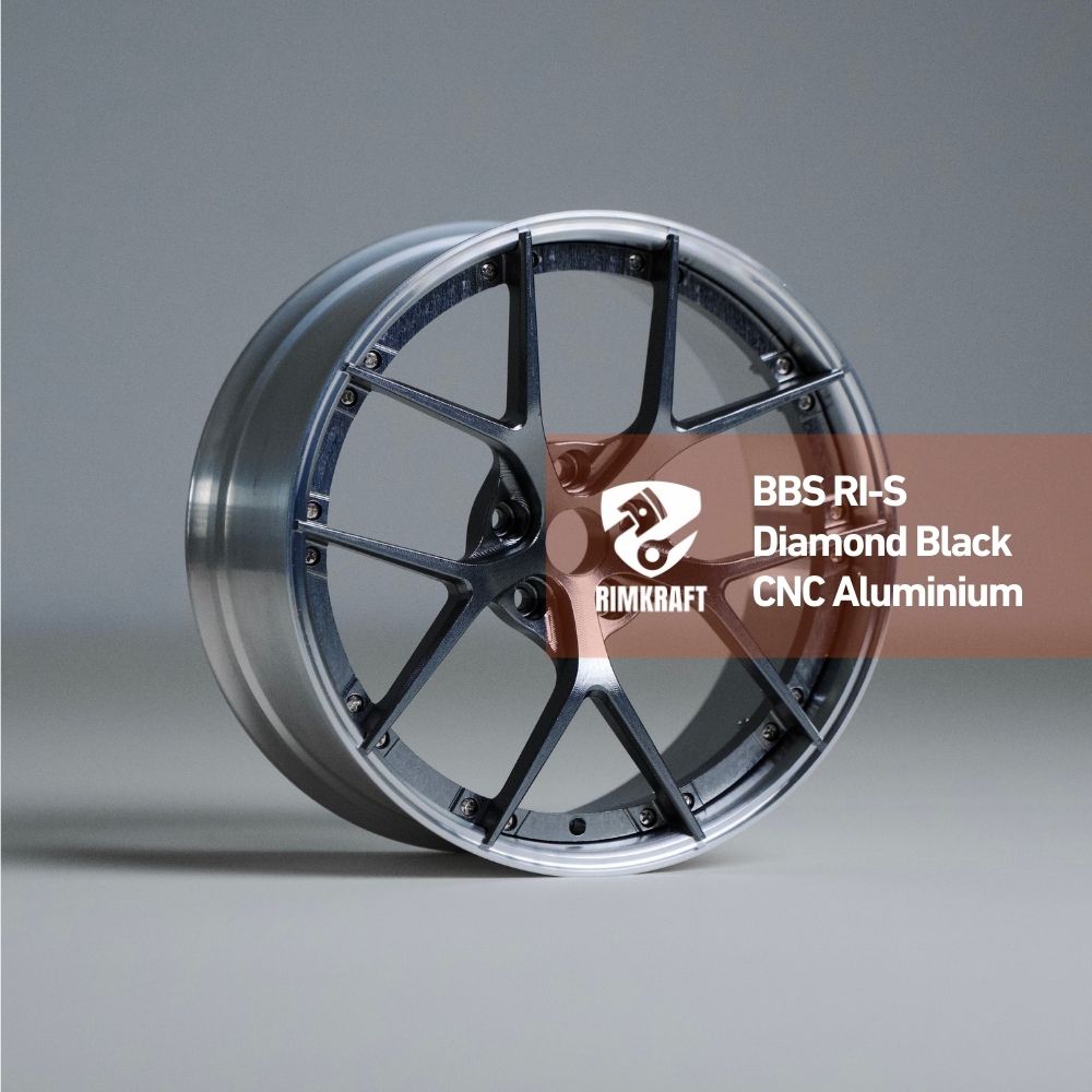 BBS RI-S Diamond Black - CNC Aluminum Rim