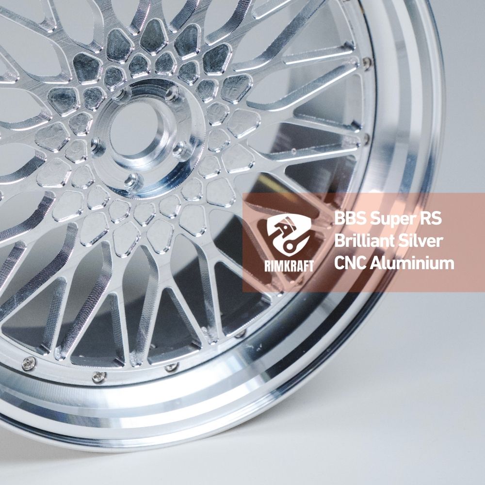 BBS Super RS Brilliant Silver - CNC Aluminum Rim