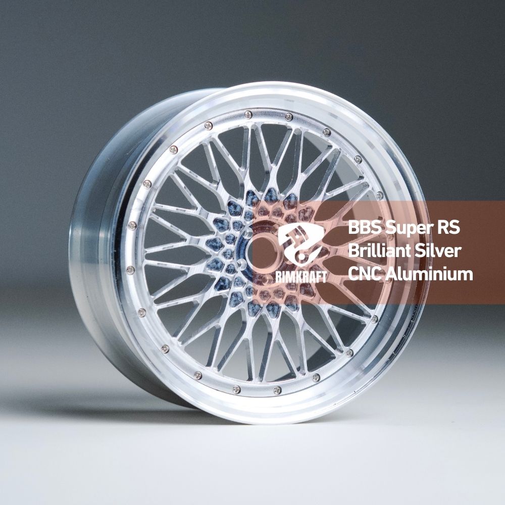 BBS Super RS Brilliant Silver - CNC Aluminum Rim