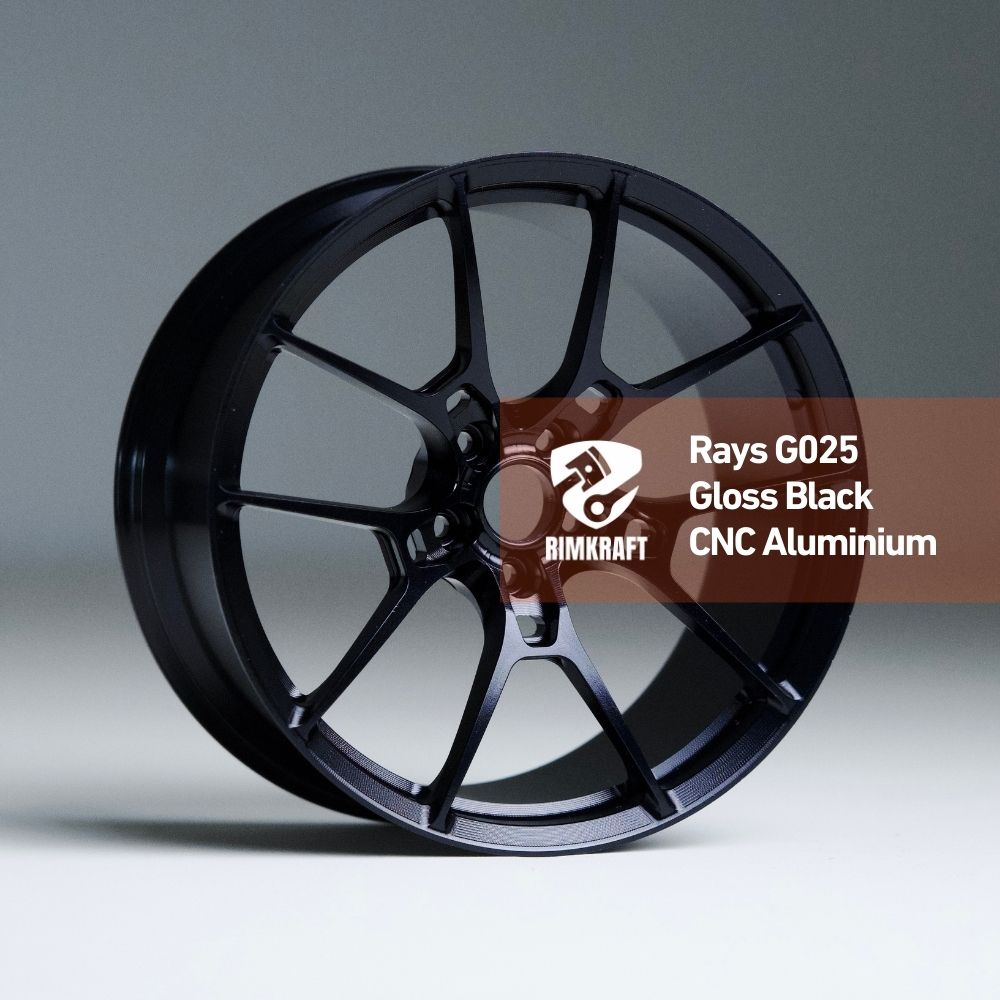 Rays G025 Gloss Black - CNC Aluminum Rim