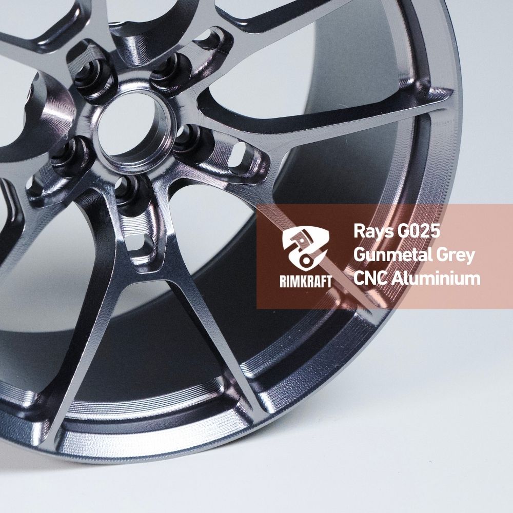 Rays G025 Gunmetal Grey - CNC Aluminum Rim