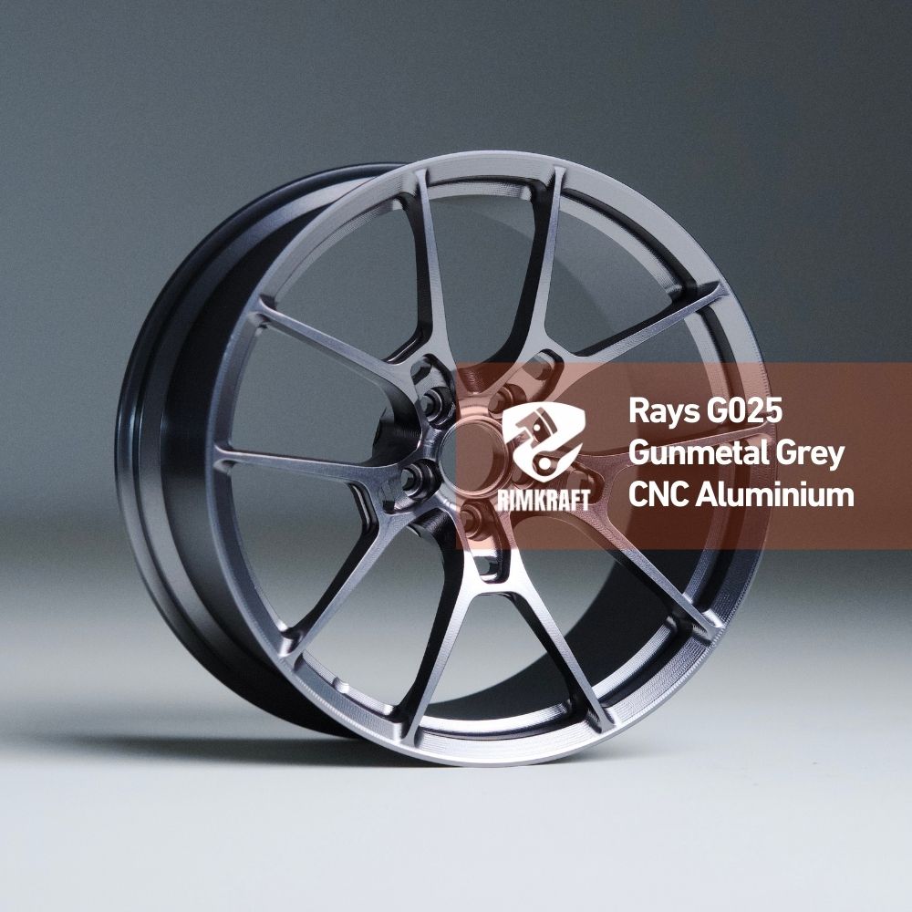 Rays G025 Gunmetal Grey - CNC Aluminum Rim